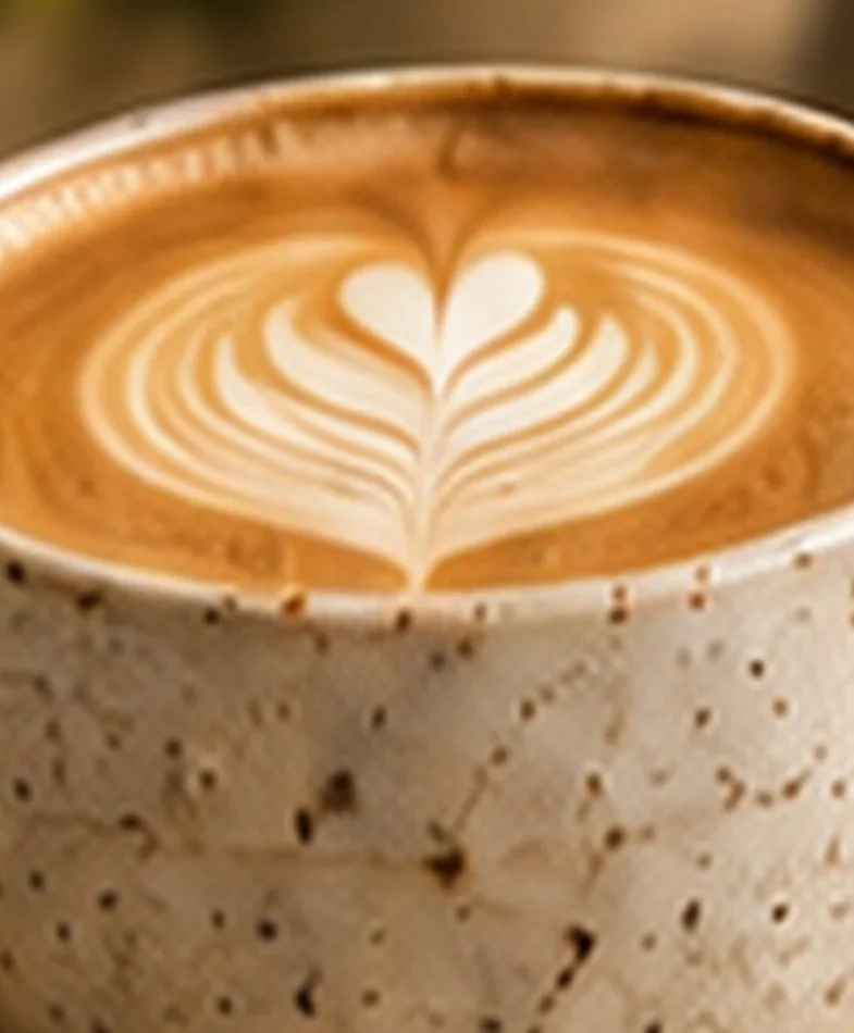 Café cremoso, sugestão ilustrativa de combinação